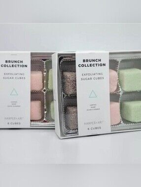 2/$16 HARPER + ARI Brunch Collection Sugar Cubes - 6 cubes each (12 cubes total)